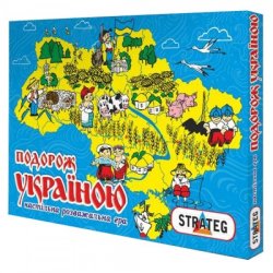 Настольная игра Подорож Україною 59 Strateg 