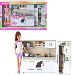 Мебель для  куклы Кухня   с куклой DEFA 6085