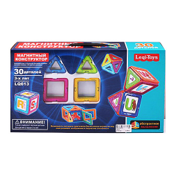 Магнитный конструктор для детей 30 деталей LQ613