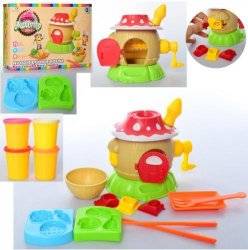 Пластилин аппарат-пресс+инструменты и формочки M 6212