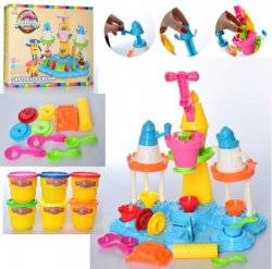 Пластилин аппарат-пресс+инструменты и формочки M 6216