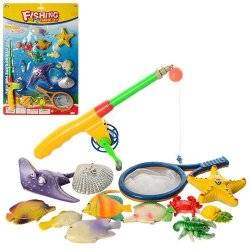 Рыбалка с удочкой и сачком 12 рыбок 6301Fun Toys