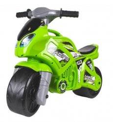 Мотоцикл байк детский каталка большой зеленый 6443 ТехноК