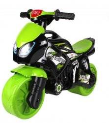 Мотоцикл байк с музыкальными и световыми эффектами зеленый 6474 ТехноК