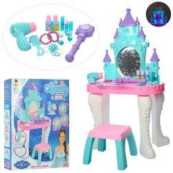 Трюмо для девочки Сказочный замок голубое 661-127