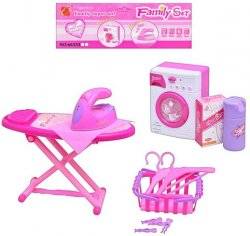 Гладильная доска детская с утюгом и набор бытовой техники 66333-4