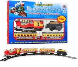  Железная дорога Голубой вагон детская музыкальная 380 см 7017