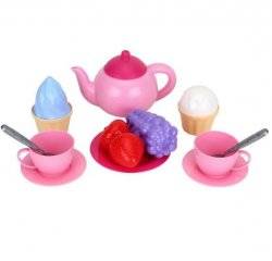 Посудка розовая Чайный сервиз со сладостями 7259 ТехноК