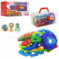 Конструктор Ежик пластиковые блоки в чемодане 8041Y 