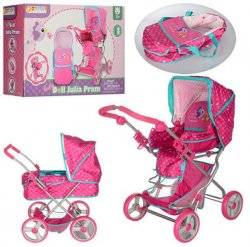 Коляска трансформер для куклы с люлькой-переноской D-86622 в коробке