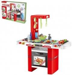  Кухня со звуком и светом 43 предмета красная 8759