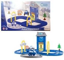  Конструктор-трек Полицейский участок 36 деталей 878 Орион
