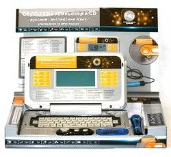 Ноутбук  обучающий 8850 англ/рус, с мышкой, микрофоном и CD диском