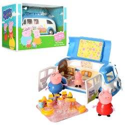 Машина Свинка Пеппа + набор для пикника 8851