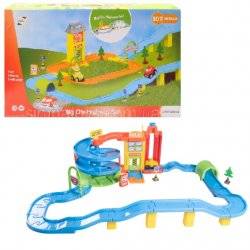  Конструктор Гараж большой с лифтом 70 деталей  908 Орион