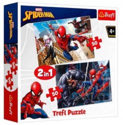 Уценка! Пазлы 2в1 Spiderman 2х50 деталей 90905 Trefl