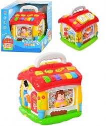 Развивающий Говорящий домик Joy Toy 9149 музыкальная игрушка со сказками и алфавитом