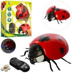 Радиоуправляемая божья коровка со световыми эффектами ездит 9922