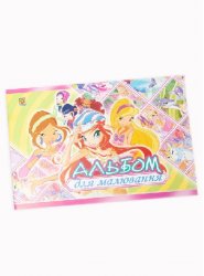 Альбом для рисования Winx на пружинах 10102