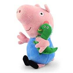  Мягкая игрушка Свинка Джордж с динозавром 24993-1