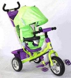 Велосипед Azimut Trike "Baby Club" зелено-фиолетовый. НОВИНКА 2013 года!!