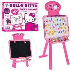 Мольберт детский пластмассовый 3 в 1 с магнитами Hello Kitty HK 0101