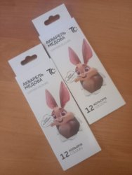 Акварель медовая 12 цветов 11202