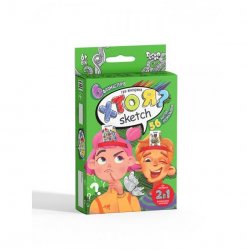 Развлекательная и развивающая настольная игра Хто Я ? Scetch Danko Toys 