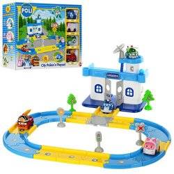 Гараж с робокарами Robocar Poli с Роем, Гелли, Эмбер и Поли LS001