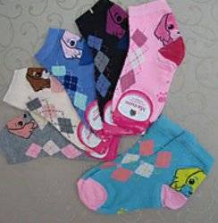 Носки детские для девочек 31-34 размер "Собачка" 