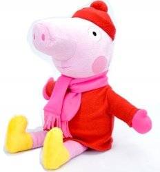 Мягкая игрушка Свинка Пеппа в зимней одежде