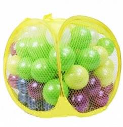 Набор шариков для сухого бассейна в сумке/кульке 80 штук перламутровые  467 в.6 Орион