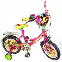 Детский двухколесный велосипед 16" Mustang для девочки 