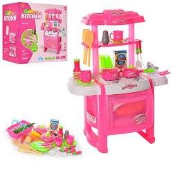 Кухня игрушечная со звуками и светом розовая WD-A16