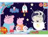Уценка! Пазлы для детей + постер Свинка Пеппа 150 деталей  G-toys