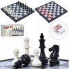 Набор для игры в Шахматы шашки карты 3в1 689-D5